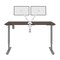 Bestar Bestar Upstand 60W x 30D Standing Desk with Dual Monitor Arm in antigua 175870-000052 - alternate 2
